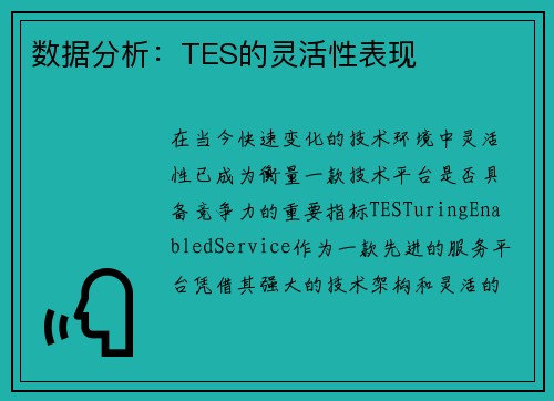 数据分析：TES的灵活性表现